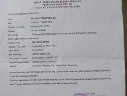 Nominal PIP Siswa Kelas VI SDN Pasir Muncang I Rp225 Ribu, Diduga Sesuai Tahap Pencairan