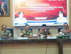 Perkuat Sinergi, Pangdam II/Sriwijaya Hadiri Rakor Pengendalian Karhutla Sumsel 2026