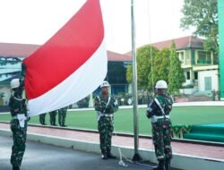 Jaga Kedisplinan Prajurit, Kodam II/Sriwijaya Gelar Upacara Bendera Mingguan
