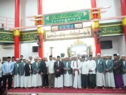 Perkuat Sinergi Ulama-Umara, Kasdam II/Sriwijaya Hadiri Pengajian Akbar Bersama Menag RI di Masjid Cheng Ho Jakabaring Palembang