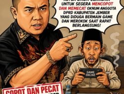 AMI Desak Prabowo Copot Oknum Anggota DPRD Jember yang Viral Main Game dan Merokok Saat Rapat