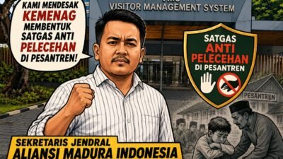 Sekretaris Aliansi Madura Indonesia Abdul Aziz Desak Kemenag Bentuk Satgas Anti-Pelecehan di Pesantren Jawa Timur