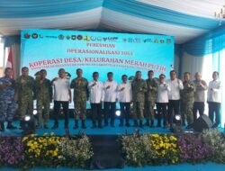Optimalkan Ekonomi Desa, Dandim 0510/Trs Hadiri Peresmian Serentak KDKMP oleh Presiden RI