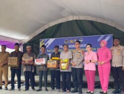 Jaga Stabilitas Kamtibmas, Polres OKU Timur Ringankan Beban Masyarakat Lewat Program Bansos