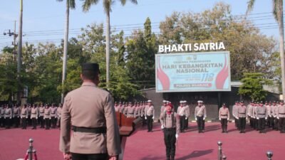 Polres Nganjuk Peringati Harkitnas ke-118, Teguhkan Semangat Jaga Tunas Bangsa Demi Kedaulatan Negara
