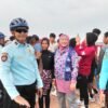 Implementasi Presisi Polri, Patroli Sepeda Polda Sumsel Hadirkan Rasa Aman di Area Wisata Palembang