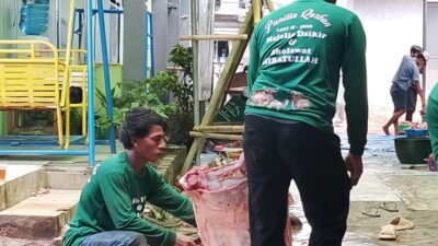 Panitia Qurban Iduladha 1447 H Majlis Dzikir & Sholawat Hibatullah Potong 1 Ekor Sapi dan 3 Ekor Kerbau