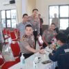 Sambut Hari Bhayangkara ke-80, Polres Nganjuk dan PMI Gelar Donor Darah, 150 Kantong Darah Terkumpul