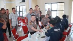 Sambut Hari Bhayangkara ke-80, Polres Nganjuk dan PMI Gelar Donor Darah, 150 Kantong Darah Terkumpul