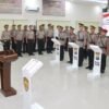 Kapolres Nganjuk Pimpin Sertijab Pejabat Utama dan Kapolsek Jajaran, Tekankan Inovasi serta Pelayanan Presisi